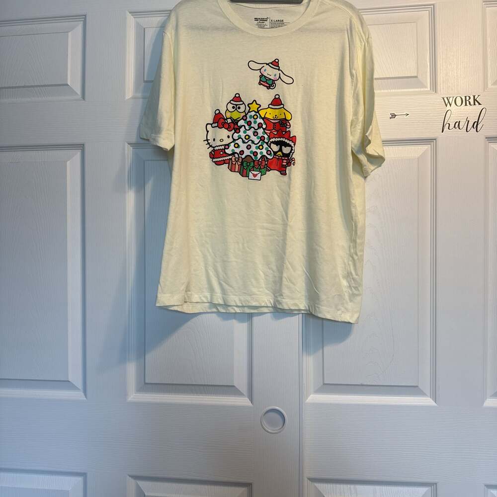 Sanrio Hello Kitty and Friends Around the Christmas Tree Graphic T-Shirt